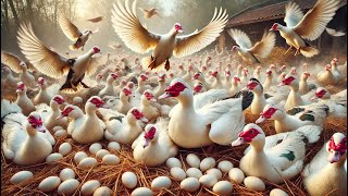 Raising Millions Of Muscovy Ducks And Harvesting Muscovy Duck Eggs [upl. by Calley]