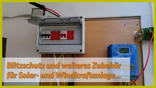 Blitzschutz und weiteres Zubehör für Solaranlage [upl. by Nadab358]