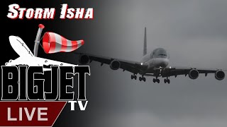 LIVE Storm Isha at London Heathrow Airport [upl. by Willin]