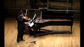 Bartok Sonata no 1 for violin and piano III Allegro molto part 1 [upl. by Prem289]