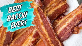 Baked Bacon  How to Cook Perfect Bacon in the Oven EASY [upl. by Ardnait]