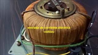 TRANSFORMADOR TOROIDAL Maravillas de la Inducción Electromagnética [upl. by Eeclehc763]