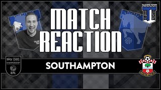 ITFC LIVE match REACTION  Ipswich Town 3 v 2 Southampton he’s magic you know [upl. by Abana]