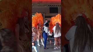 Showgirl Entertainers Fremont Street Experience Las Vegas Downtown Casino Jubilee [upl. by Anerroc]