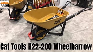 Cat Tools k22200 8 Cubic Foot Wheelbarrow with 12 ton Capacity [upl. by Devora]