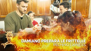 Damiano prepara le frittelle  Pechino Express [upl. by Goto25]