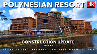 Disney World Polynesian DVC construction update [upl. by Enaasiali]