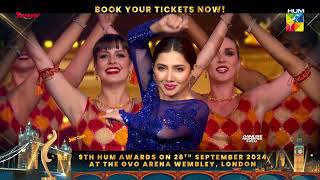 Mahira Khan Shines at Kashmir 9th HUM Awards in London 28th Sep  Danube Properties Dubai presents [upl. by Frisse]