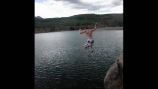 Cliff jumping at Green Mountain Reservoir Colorado [upl. by Odlanyar]