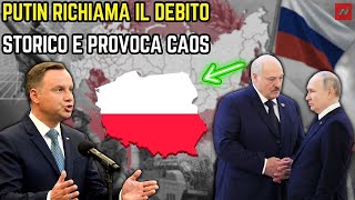 Polonia e UE sorprese dalle sanzioni russe Putin richiama il debito storico e provoca caos [upl. by Htelimay]