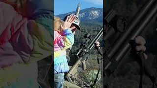 Father Daughter Jackrabbit hunting airgunhunting pcpairgun [upl. by Costin]