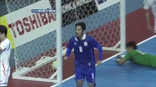 CHINESE TAIPEI v THAILAND AFC Futsal Championship 2016 Group Stage [upl. by Jelks]