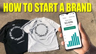 HOW to make a 7 FIGURE clothing BRAND in 2024 EASY [upl. by Ymeraj]