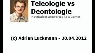 Teleologie VS Deontologie Antwort [upl. by Madden]