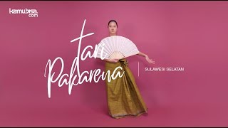 TARI KIPAS PAKARENA Sulawesi Selatan  TUTORIAL TARI TRADISIONAL [upl. by Angie226]