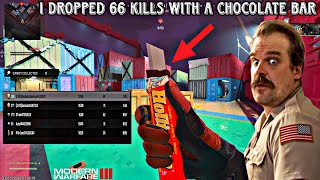 I DROPPED 66 KILLS WITH A CHOCOLATE BAR IN CALL OF DUTY MW3 SEASON 6😱 [upl. by Aretse70]