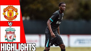 Manchester United vs Liverpool  All Goals amp Highlights  U21 Premier League  061024 [upl. by Allerim134]