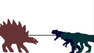 PJFC stegosaurus vs deltadromeus [upl. by Nafets147]