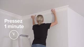 Pose de moulures plafond  DCOR FR [upl. by Suivatal]