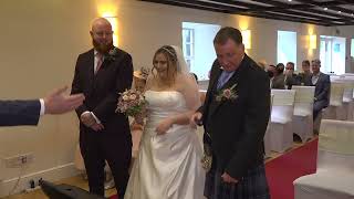 The Courtyard Gretna Hall Hotel Elopement wedding venue [upl. by Tini74]