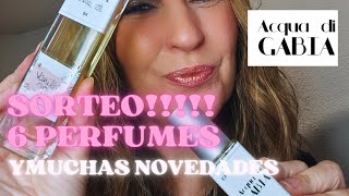 NOVEDADES ACQUA DI GABIA Y 🍀SORTEO CERRADO 6 PERFUMES🍀 HASTA EL 9 DE NOVIEMBRE [upl. by Corty]