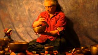 70 minute7 Chakra Continuous Meditation with 21 Antique Tibetan Singing Bowls [upl. by Halla]