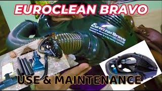 EUROCLEAN BRAVO  USE amp MAINTENANCE  VACUUM CLEANER  APRIL 24 [upl. by Engud]