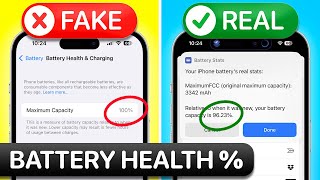 iPhone Battery Health Find Your REAL Percentage [upl. by Grote]