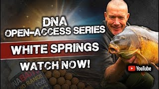 CARP FISHING DNA OpenAccess Series White Springs – DNA Baits [upl. by Harrak855]