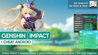 Full Tutorial install GENSHIN IMPACT Cheat android No root  All cheat SetUp 100 Work [upl. by Nalek]