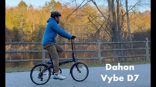 Dahon Vybe D7 Folding Bike Review [upl. by Nerat]