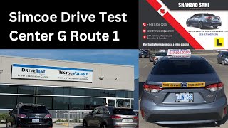 G Route for SIMCOE DRIVE TEST CENTRE  1 6478040200 [upl. by Duke132]