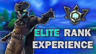 Fortnite ELITE RANK Experience [upl. by Dolhenty]