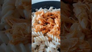 Creamy white sauce pasta pastarecipe shortsvideo shorts [upl. by Einnahpets]