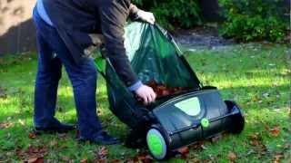 Eckman 117 Litre Push Leaf Sweeper [upl. by Yahc]