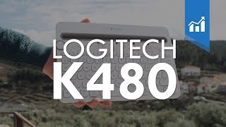 Teclado Bluetooth Logitech K480 Análise 12 [upl. by Airec]