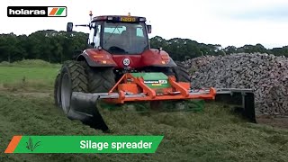 Holaras  Siloverteiler VIKING an CaseIH Magnum 225 [upl. by Liagabba]