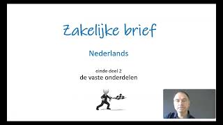 Zakelijke brief deel 2 opzet [upl. by Byron]