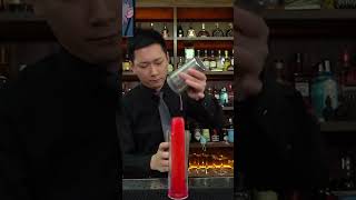 Amazing bartender skills  Cocktail mixing technique at another level shorts cocktail bartender [upl. by Ahtenak969]