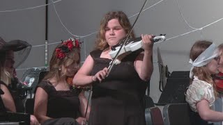 Fearless Bay High School violinist grateful for dedicated music educators [upl. by Esirahs]