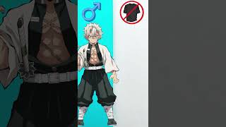 XunknownuchihaX Demonslayer characters in shirtless way demonslayer animeedit animeeditng [upl. by Conias]