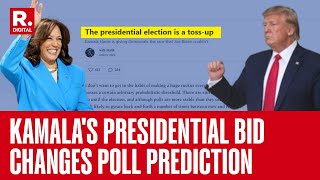 US Presidential Elections Polling Guru Changes Poll Prediction As Kamala Harris Popularity Grows [upl. by Giulio]