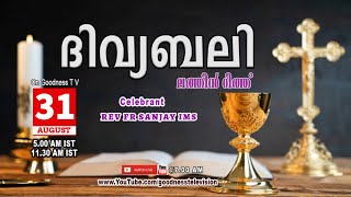 HOLY MASSLATIN MASS 31 AUGUST 2024  REV FR SANJAY IMS MALAYALAM QURBANATODAY MASSGOODNESS TV [upl. by Melisandra]