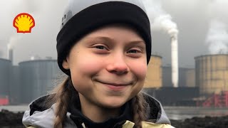 Greta Thunberg Oil Company Commercial AI [upl. by Rosalynd8]