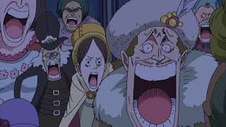 Reaction after Luffy punches the Celestial Dragon  One piece [upl. by Galven]