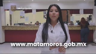 En Matamoros convocan a pagar el predial en línea [upl. by Rialc148]