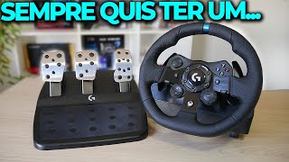 VOLANTE GAMER INSANO PRA PC E XBOX É BOM MESMO TESTES E ANÁLISE  LOGITECH G923 [upl. by Marlee]