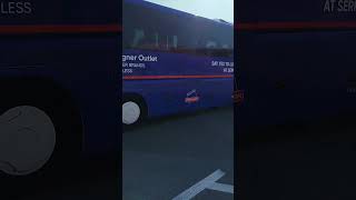 Man Lions Coach come Bus navetta Serravalle Scrivia outlet [upl. by Aynwad]