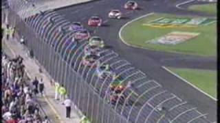 2006 Nextel  Tony Stewart and Matt Kenseth wreck [upl. by Oicaroh]