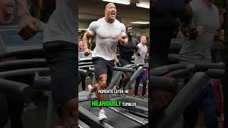 Dwayne The Rock Johnson and Kevin Hart shorts friendship actor hollywood funny gym duo [upl. by Nilerual]